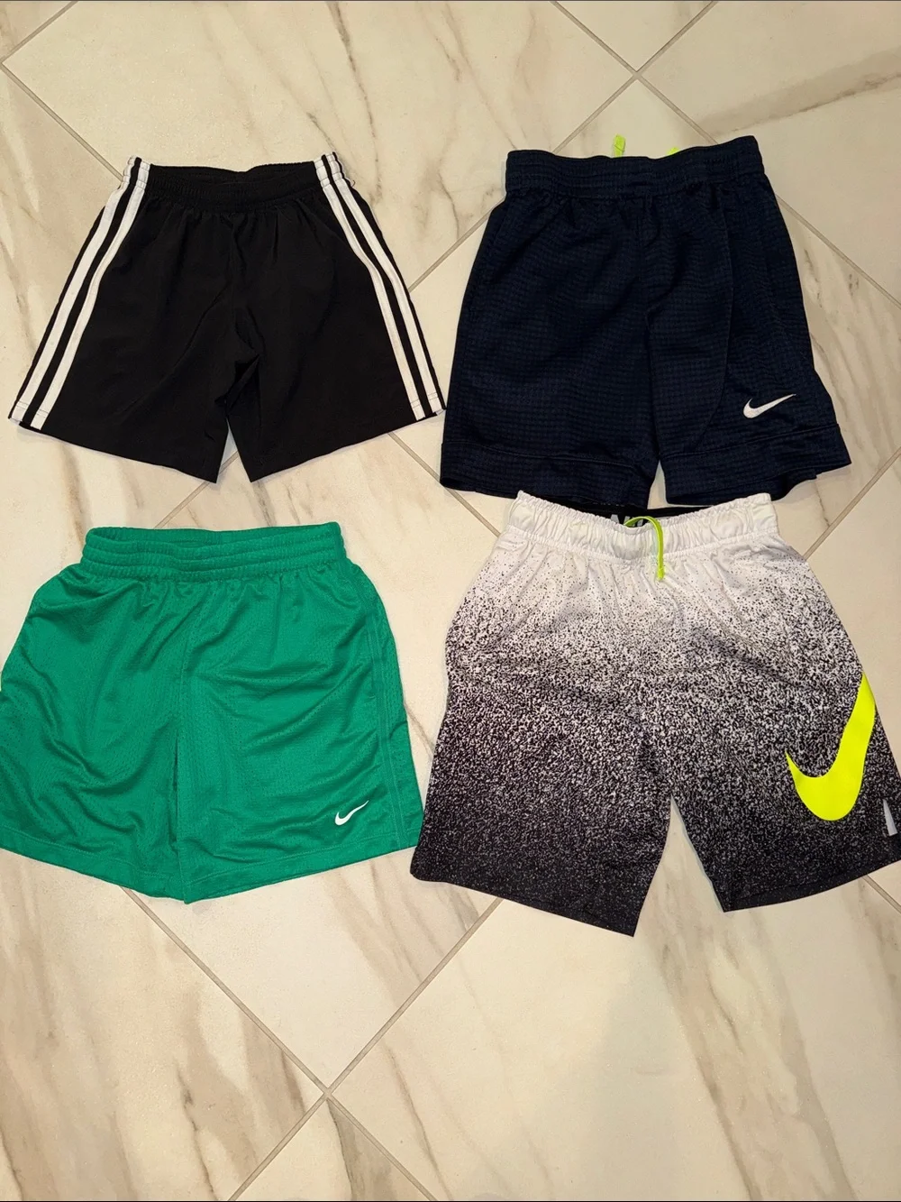 Nike + Adidas BOYS Shorts Bundle. SMALL.